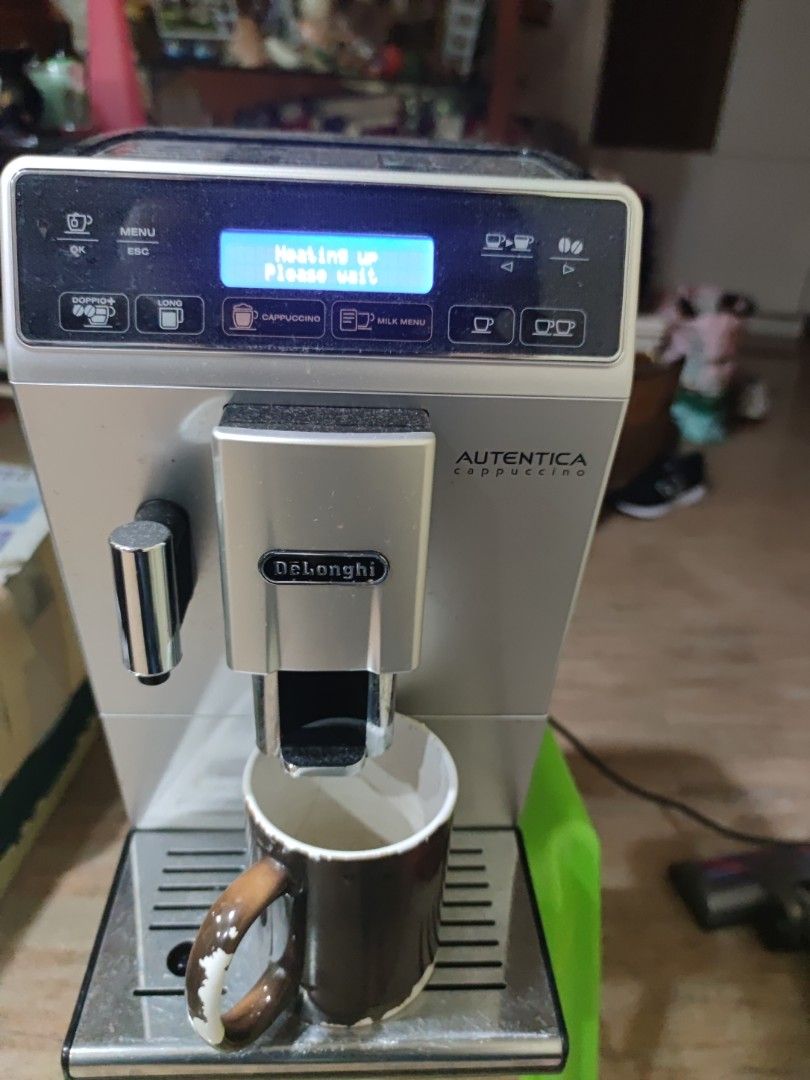 Delonghi autentica automatic coffee machine, TV & Home Appliances