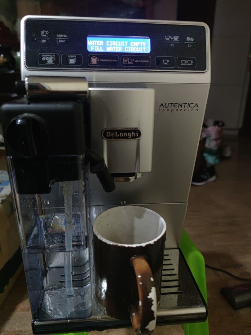 Delonghi autentica automatic coffee machine, TV & Home Appliances