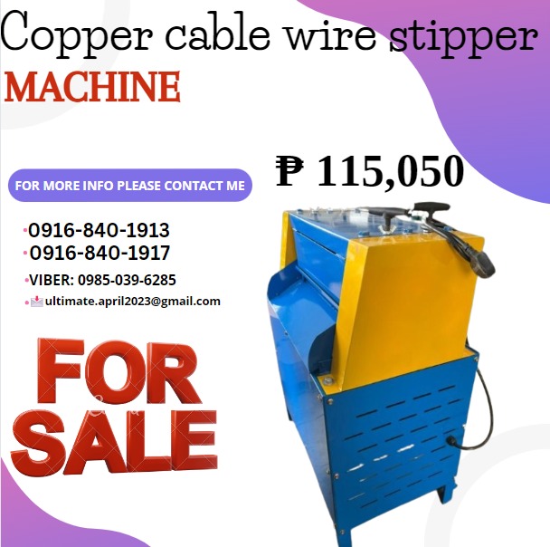 Double Blade Cable Wire Stripper Machine For Sale Today, Everything ...