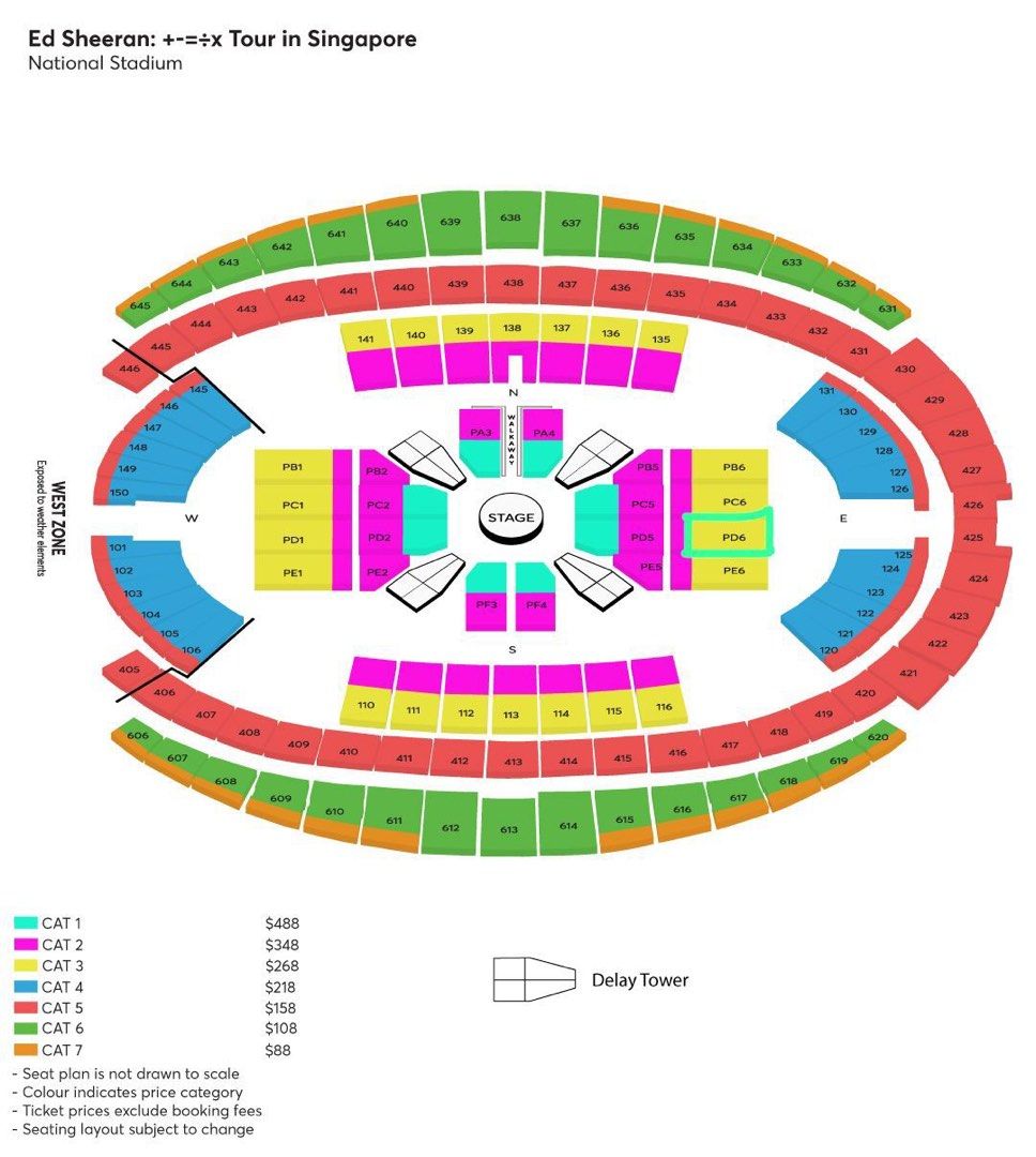 Ed Sheeran Concert 2024, Tickets & Vouchers, Event Tickets on Carousell