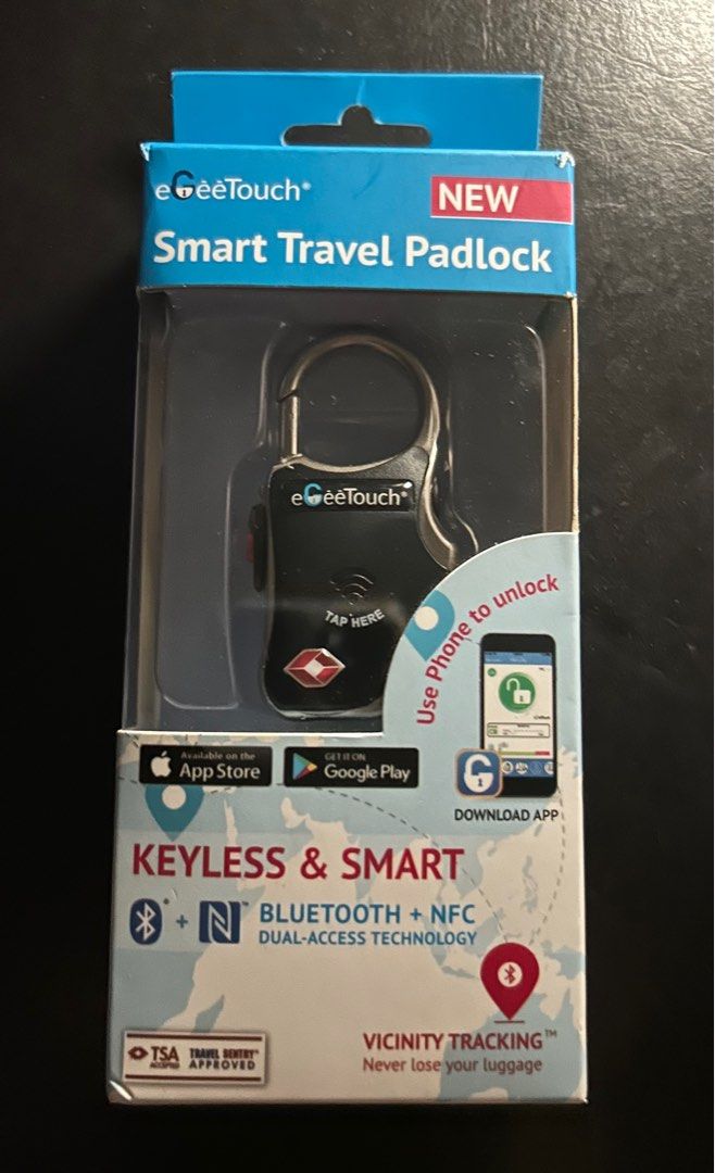 Egeetouch smart travel padlock outlet