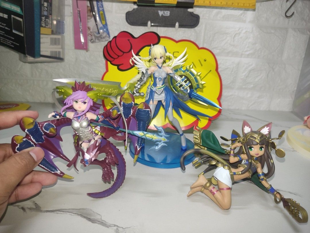 Anime Eikoh Puzzle & Dragons Figure Azure Maiden, Bastet, Extant Red Dragon  Caller Sonia, Hobbies & Toys, Toys & Games on Carousell