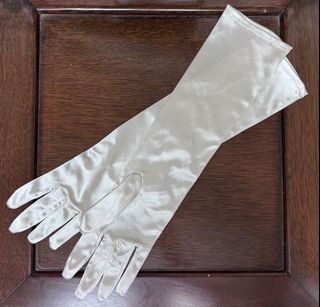 Satin gloves for sale on sale