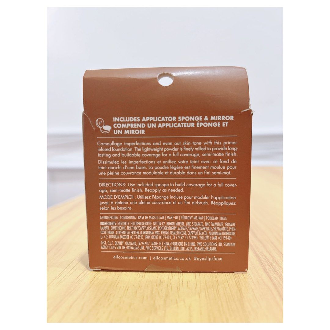 Elf Camo Powder Foundation (Category: Makeup) located in Manila. Submitted by ktdeclutters (Listing ID 1279558124, Image 2). Description: Elf Camp Powder Foundation Shade: Deep 540N 💯 original last price posted priced at 799 rfs: not my shade .