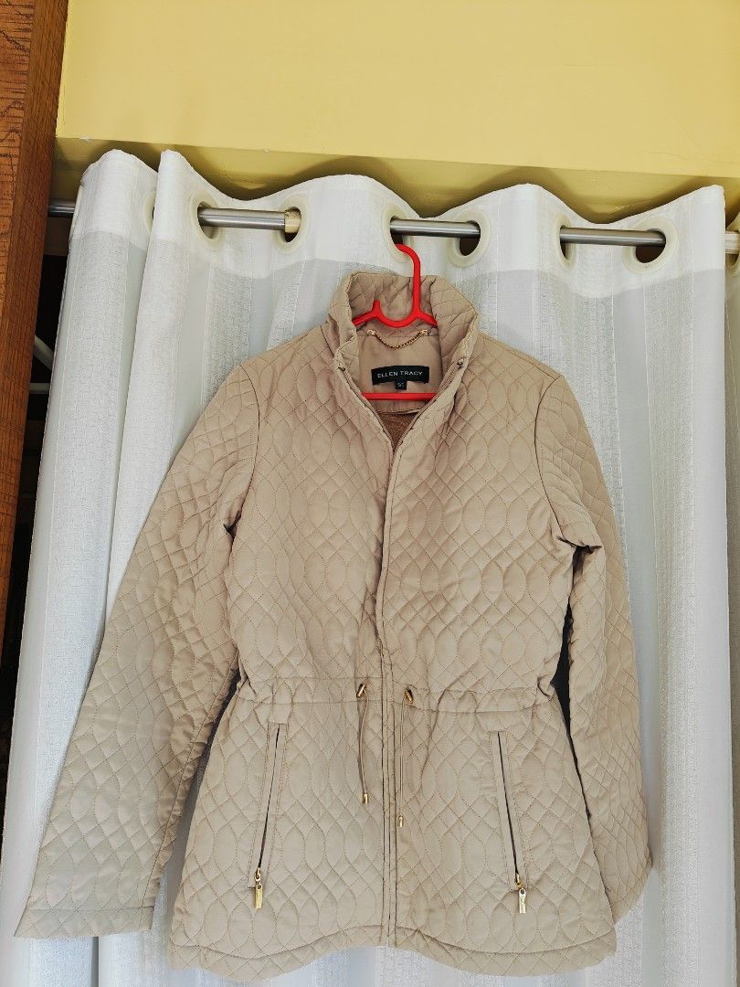 Ellen Tracy Quilted Jacket Coat size S Carousell