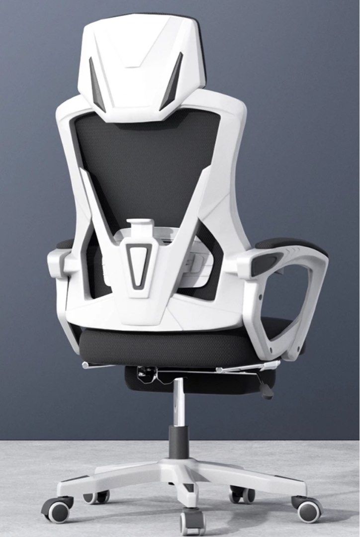 Mesh gaming chair with footrest discount