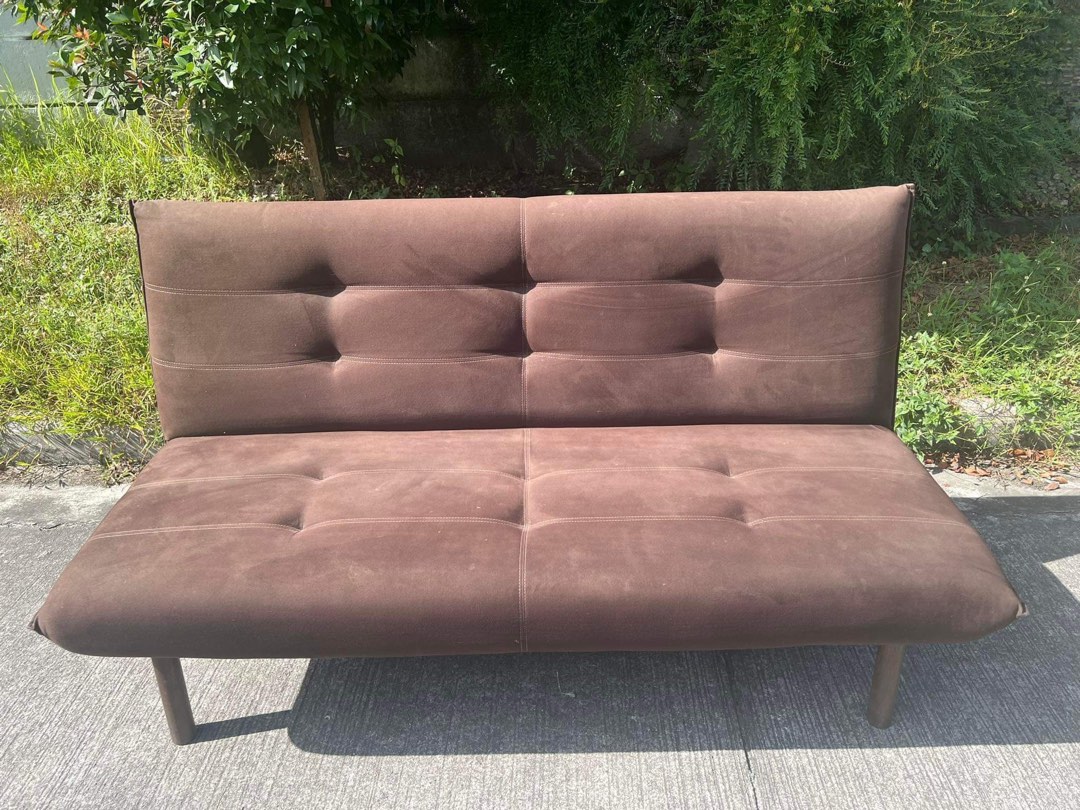 Escandenavian style sofa Gamuza fabric, Furniture & Home Living