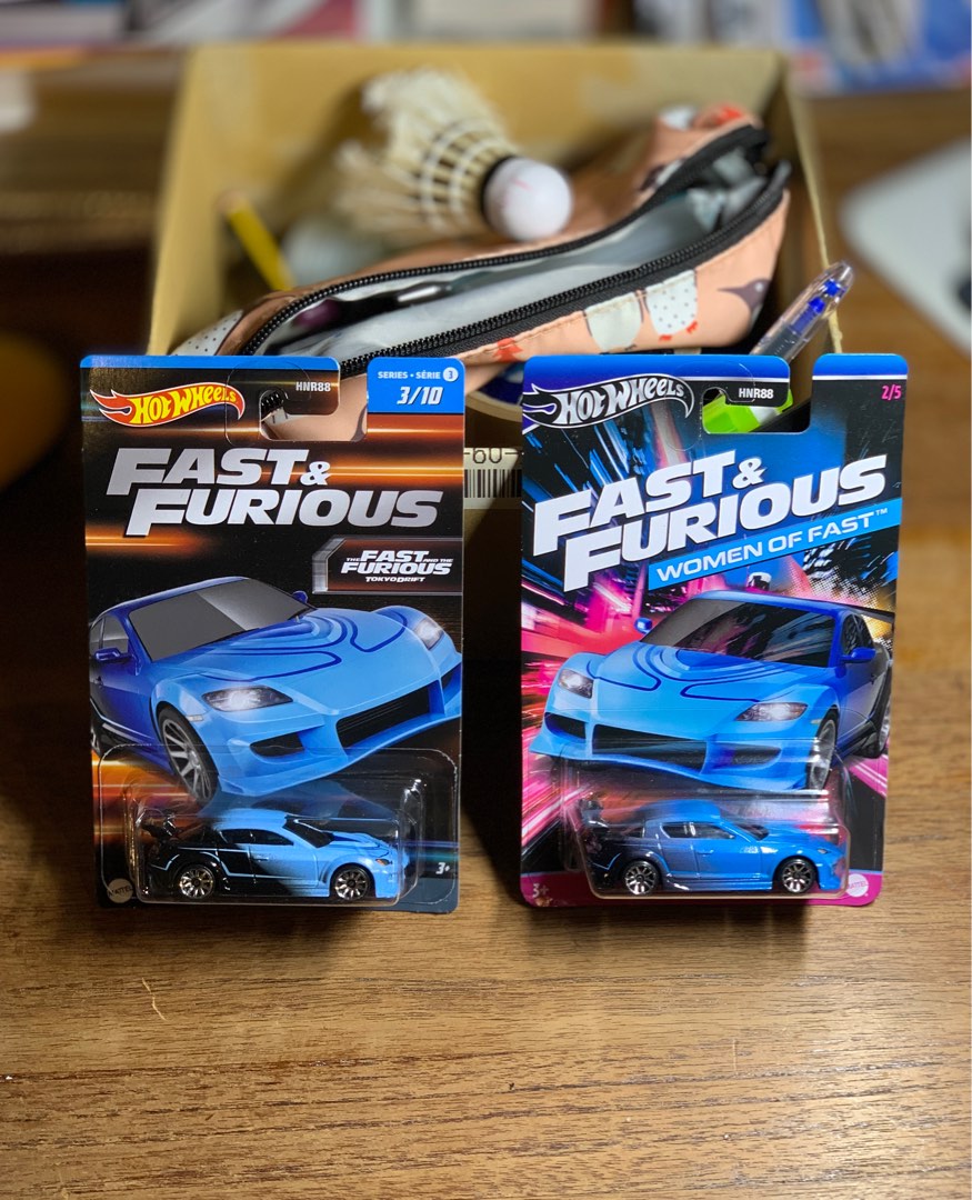 Hot Wheels Fast and Furious Mazda RX-8 Blue, Hobbies & Toys, Toys