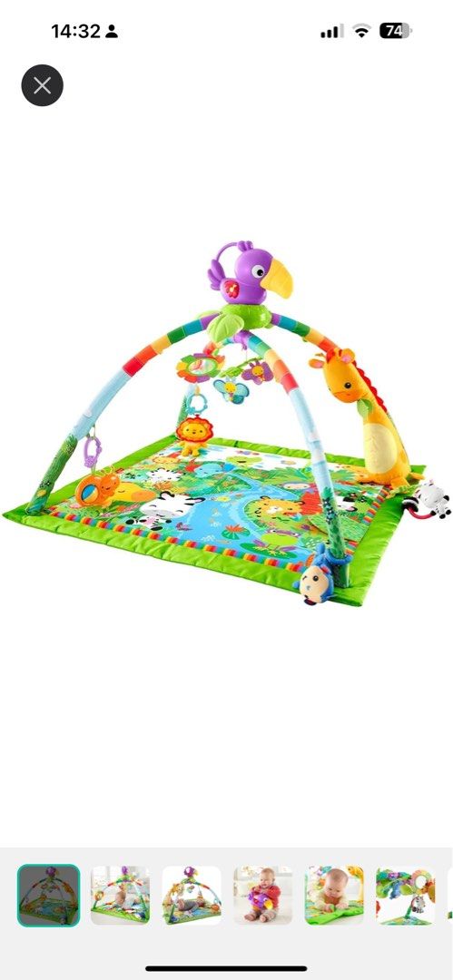 Fisher price rainforest play gym shop