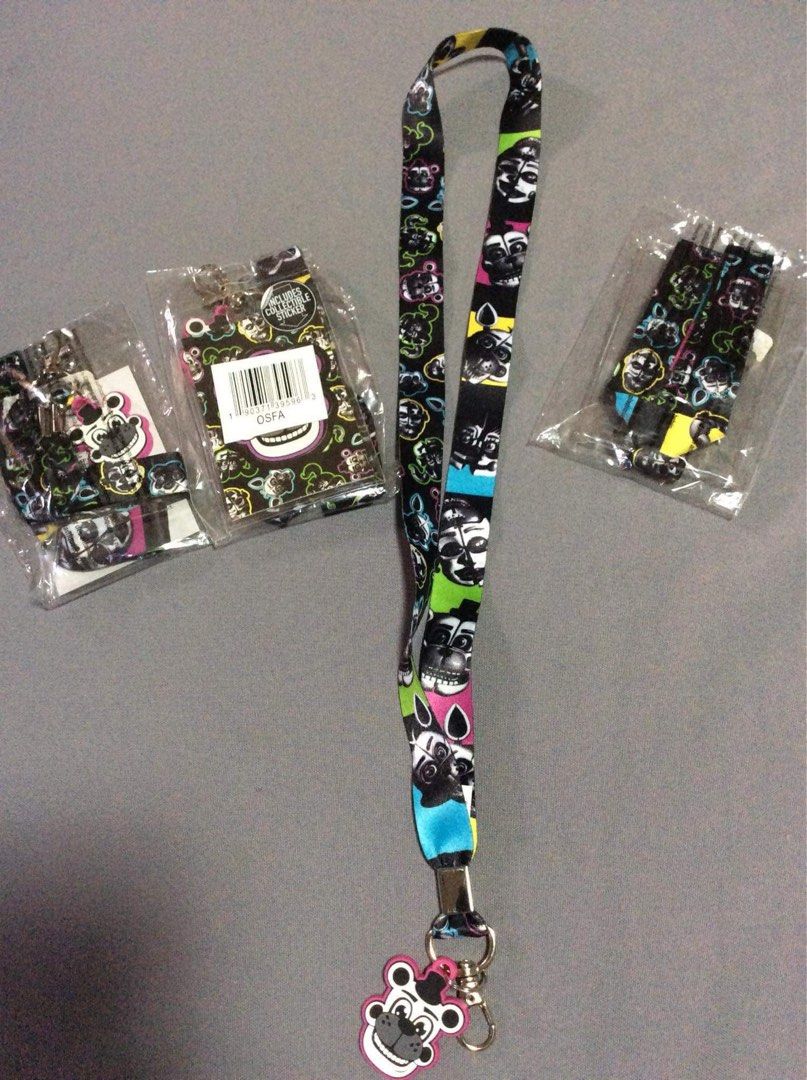 Five nights at freddys (Category: Character Goods) located in Bacoor. Submitted by stuffwars_ph (Listing ID 1279605799, Image 1). Description: Five nights at freddys lanyard Bought at gamestop us Brand new condish 3 stocks left Meet up loc: mci, palico lumina mall, Shipping transactions Grab lalamove LBC or JRS shouldered by customer .