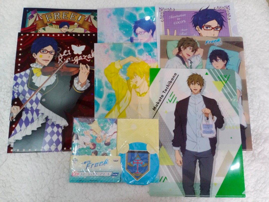 Free ! iwatobi swim club/Free !/Anime File/Set(read description), Hobbies &  Toys, Toys & Games on Carousell