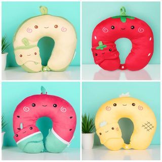 Fruit Series Neck Pillow with Eye Mask by Miniso