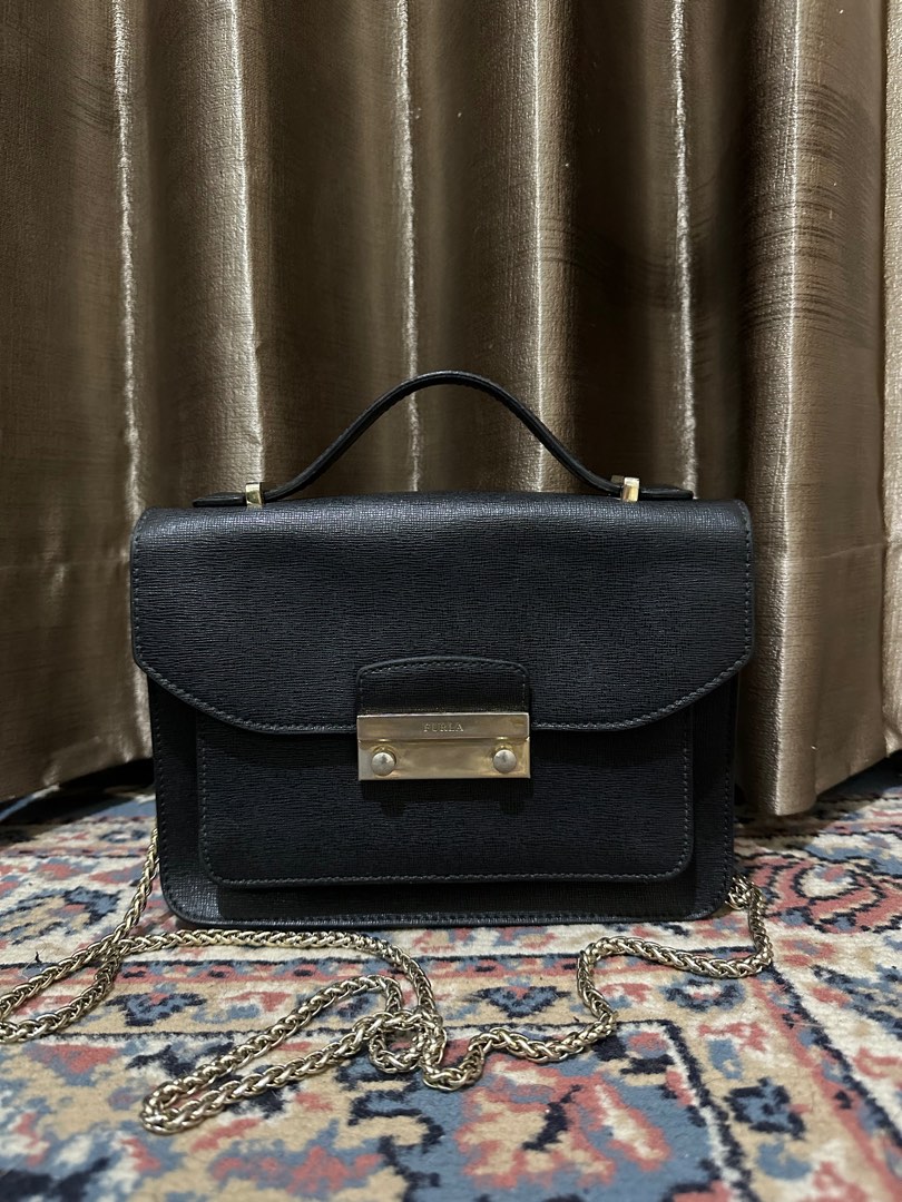 Furla julia black best sale