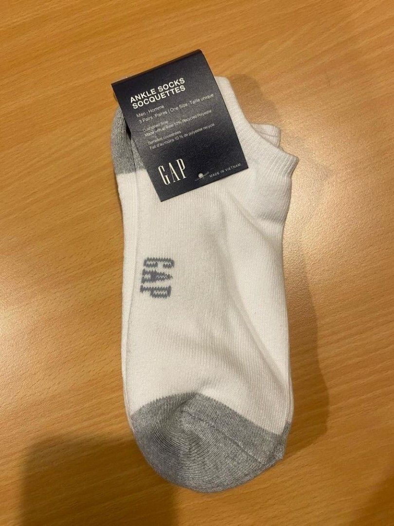GAP Men's Ankle Socks 3 pairs (Category: Socks) located in Caloocan City. Submitted by rsreciorph (Listing ID 1279574073, Image 2). Description: .