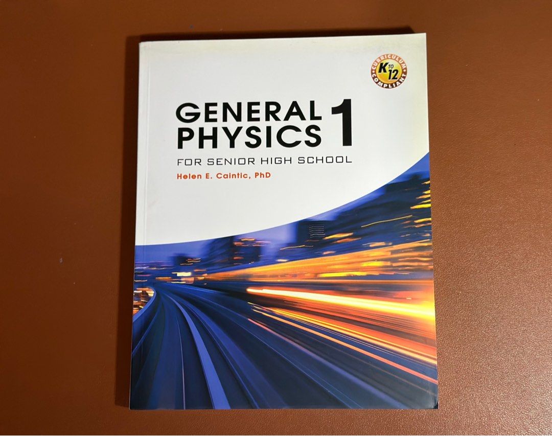 General Physics 1 | SHS (Category: Textbooks) located in Quezon City. Submitted by sunny.field (Listing ID 1279662043, Image 1). Description: - Mode of Payment: GCash only - Payment first - Shipping fee will be shouldered by the buyer .
