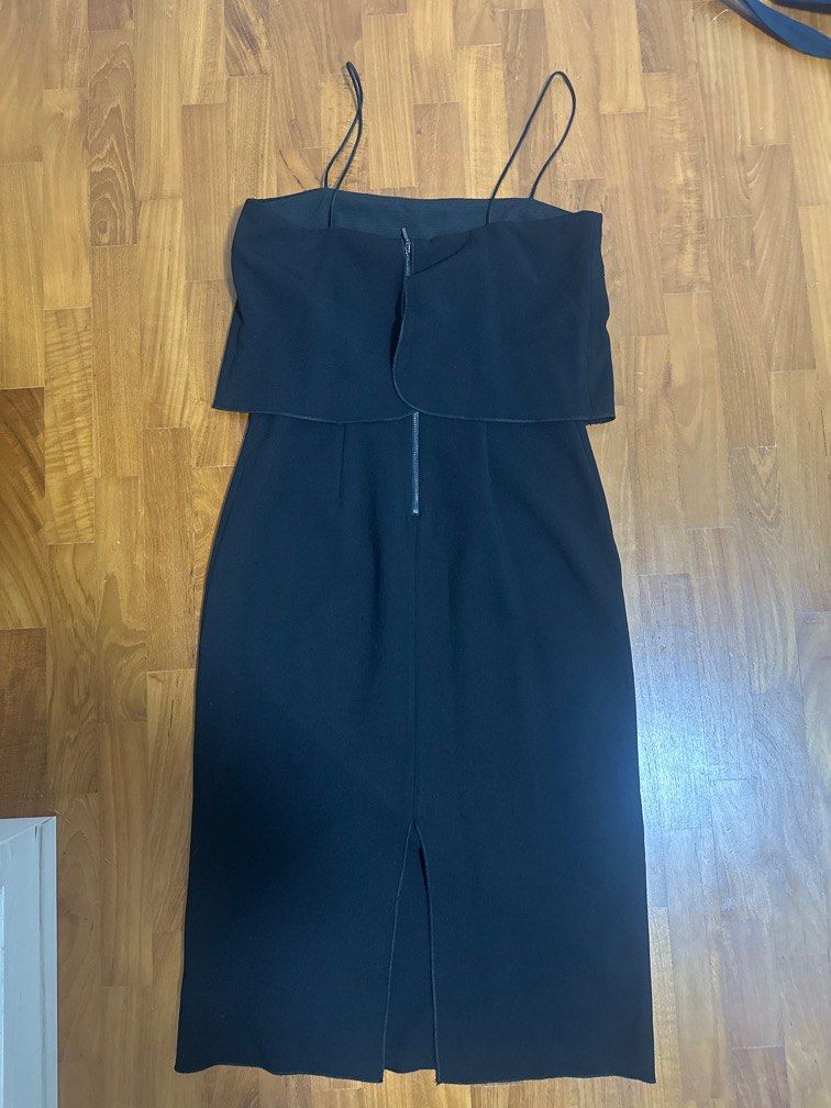 GG5 simple black work dress Women s Fashion Dresses Sets