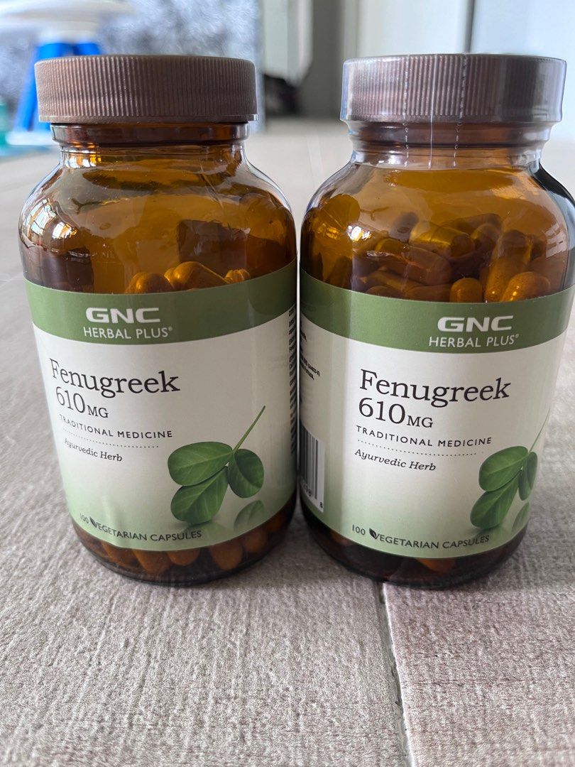 GNC Fenugreek Supplement, Health & Nutrition, Health Supplements