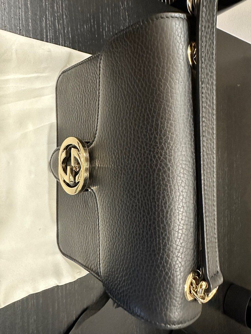 Gucci black bag sale hotsell