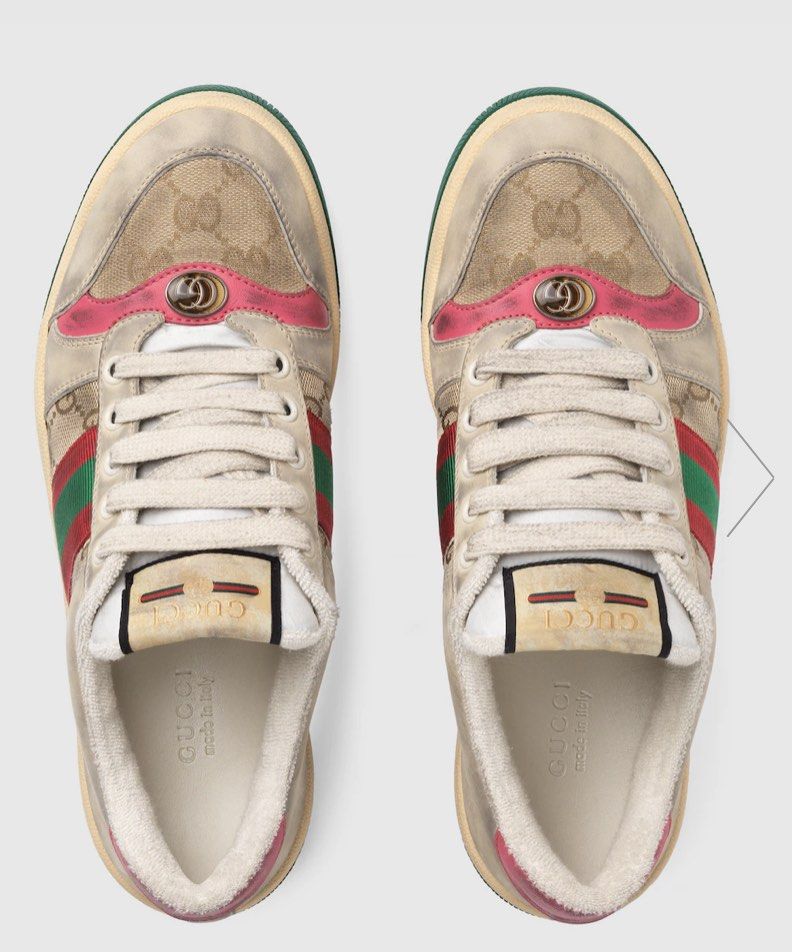 gucci women's screener leather sneaker
