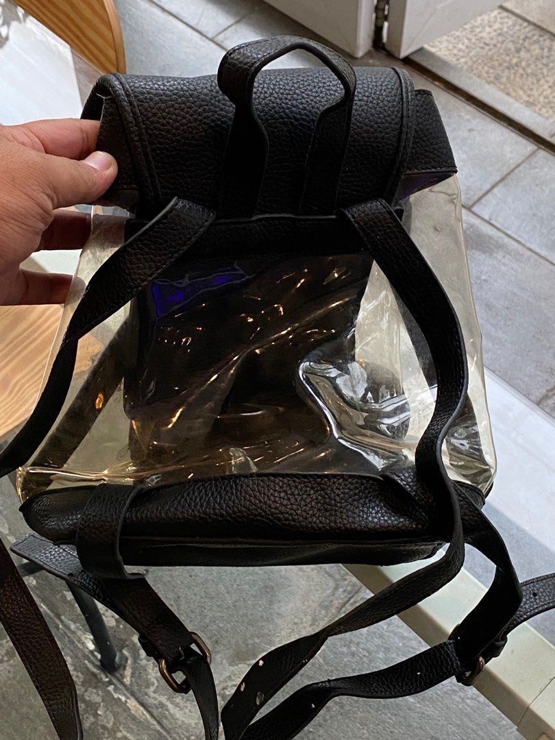 Clear discount backpack guess
