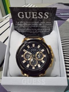 Gold guess 2024 watches for men