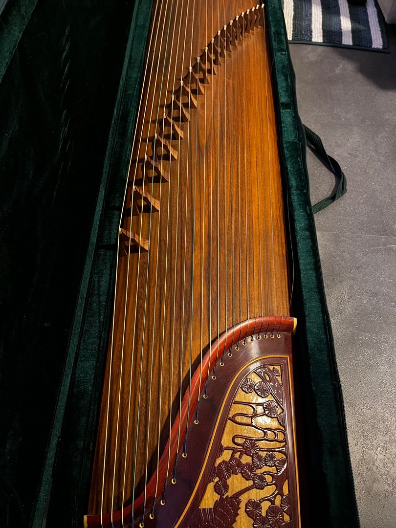 Guzheng (21 Strings), Hobbies & Toys, Music & Media, Musical