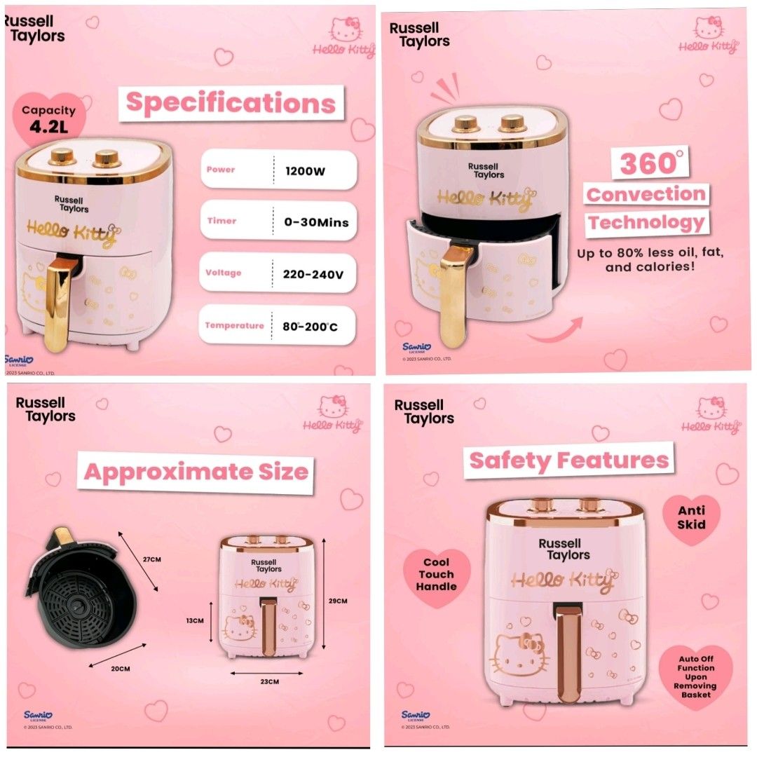 Air fryer hot sale hello kitty