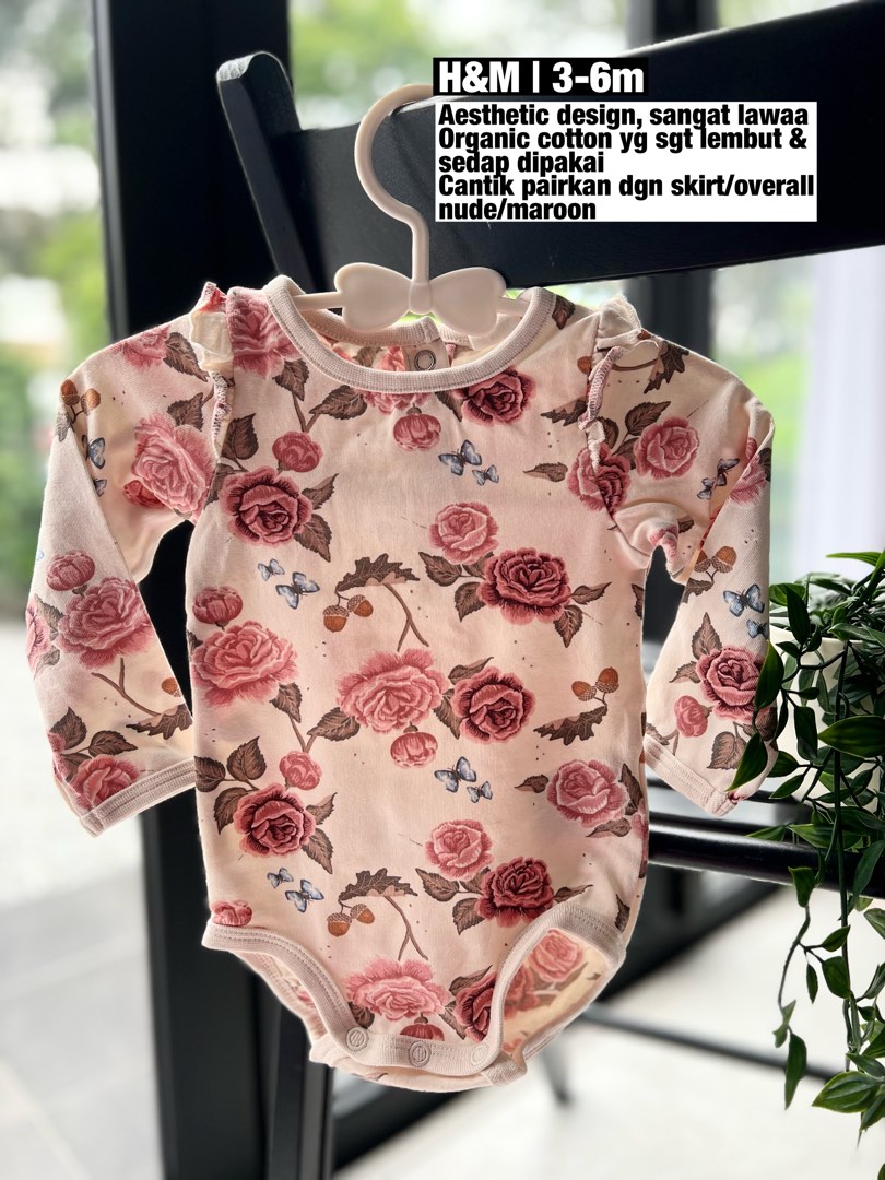 H M Bodysuit Romper Baby Girl 3 6m Babies Kids Babies Kids