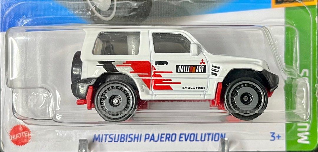 Hot Wheel HW Mud Studs “MITSUBISHI PAJERO EVOLUTION” Diecast Model Car (Category: Vehicle & Diecast Models) located in Quezon City. Submitted by nej2368 (Listing ID 1279631041, Image 2). Description: For sale: Hot Wheel HW Mud Studs “MITSUBISHI PAJERO EVOLUTION” Diecast Model Car 1:64 scale Diecast with plastic parts. 💯% Authentic. Brand new. MOC. In great excellent condition. Actual photo posted. What you see is what you get. Mode of payment: -
