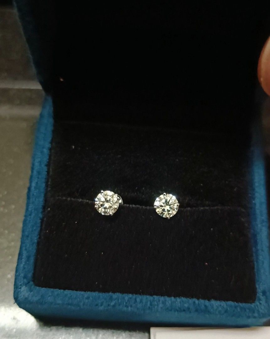 IGI 1.58 CARAT Diamond Earrings stud IGI certified lab grown