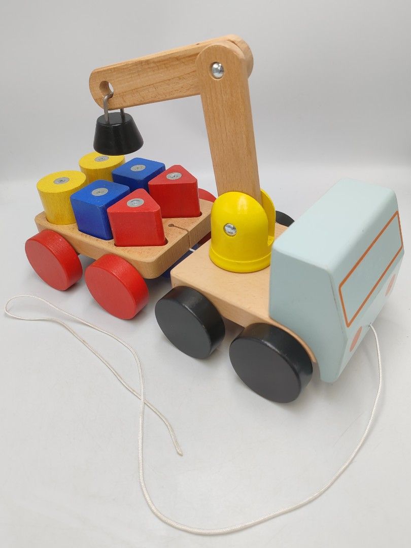 Ikea Mula Crane With Blocks A02 Hobbies Toys Toys Games on