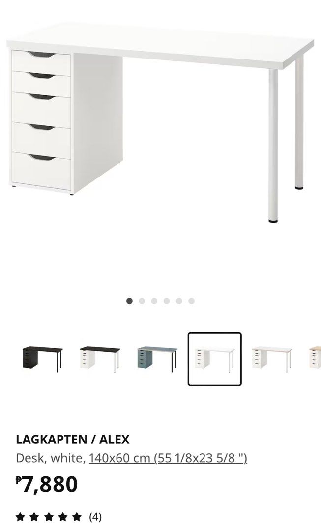 Ikea office table, Furniture & Home Living, Office Furniture & Fixtures