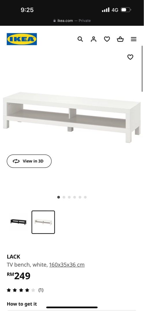 IKEA TV Cabinet, Furniture & Home Living, Furniture, TV Consoles on ...
