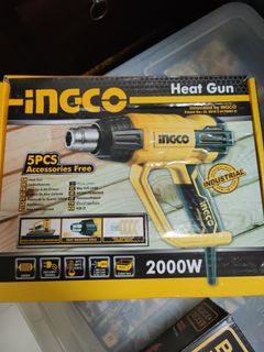 Ingco HG2000385 Heat Gun / Hot Air Gun 2000W (SS)
