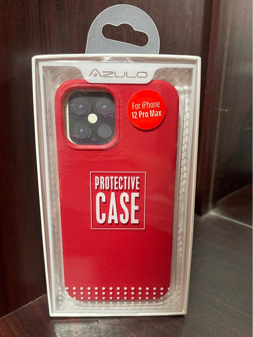 Iphone 12 pro max Azulo Case Red Hard (Category: Cases & Sleeves) located in Mandaluyong City. Submitted by lucky_findss (Listing ID 1279648540, Image 1). Description: •Brandnew •Rfs: gift and I have many cases already •No issue •Just make an offer •I can give you a discount if you buy 2 or more items •Happy Buying<3 .