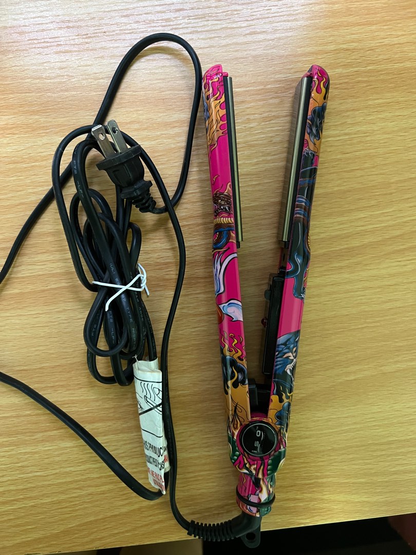 Iso Professional Red Tattoo Turbo Silk Ionic Straightener Beauty