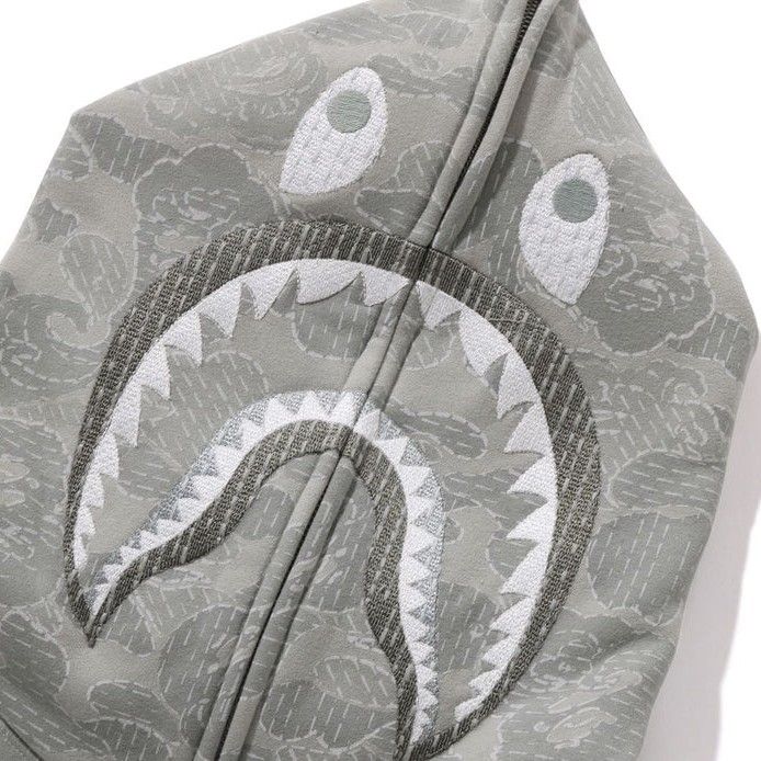 Grey cheap bape jacket