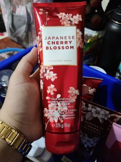 Japanese cherry blossom bath and body works