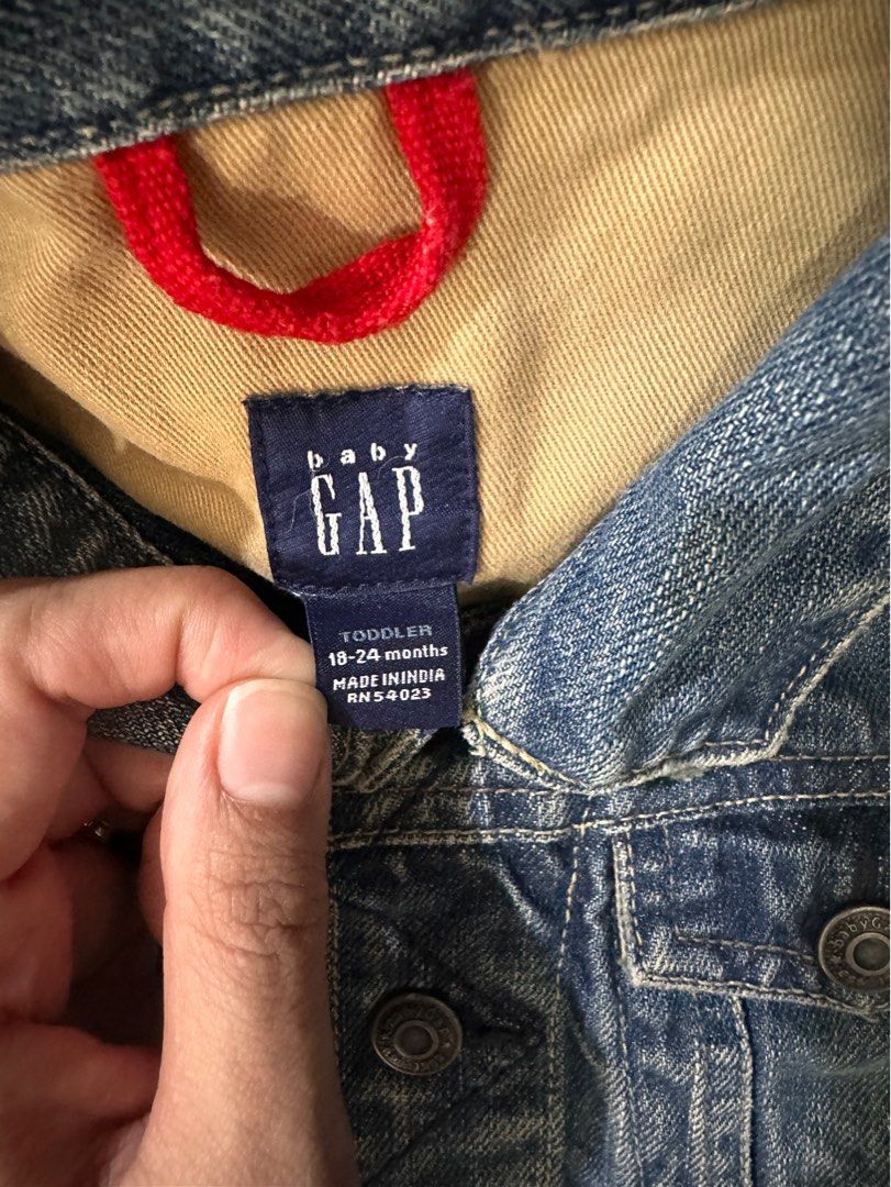 Gap denim jacket rn 54023 sale