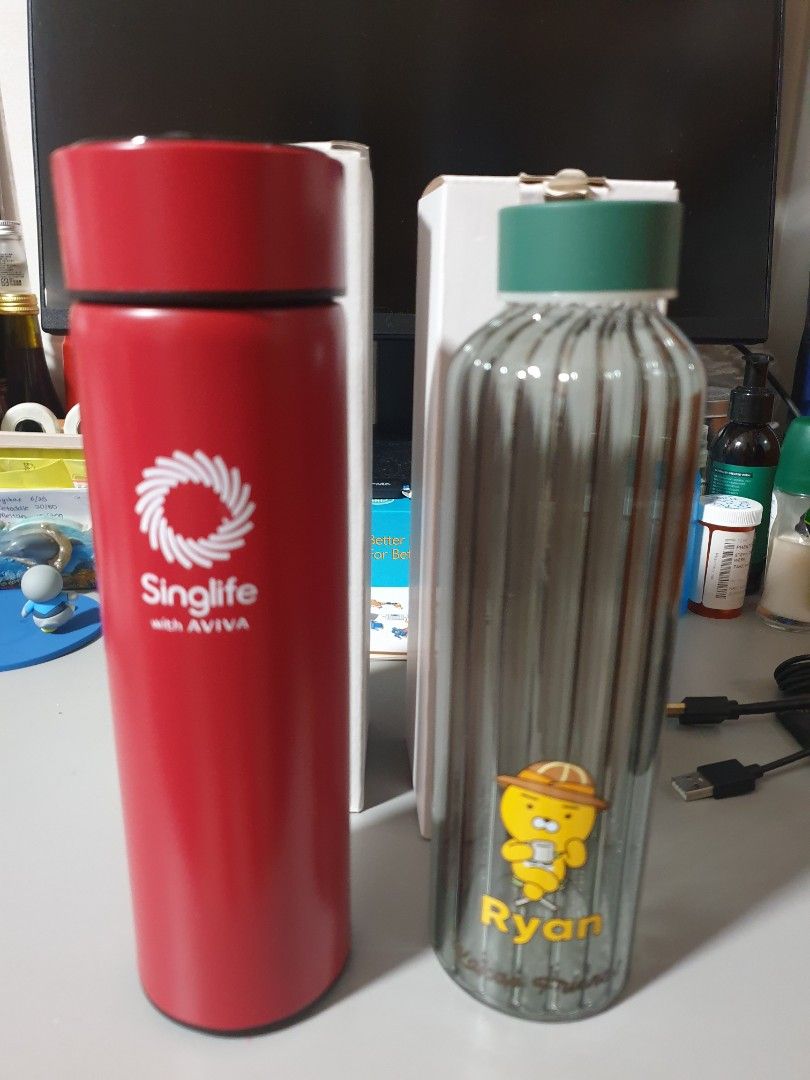 Kakao and Friends (Typo) Water Bottle /Thermal Flask with LED Temp