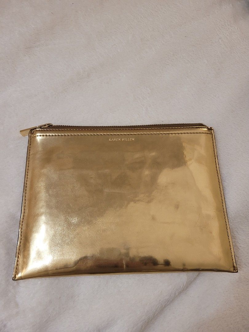 Karen millen sales gold clutch