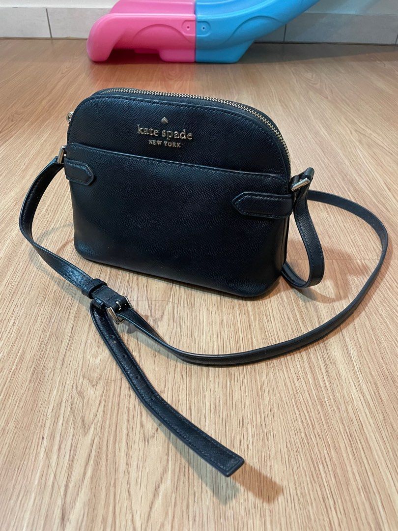 Kate spade staci dome crossbody black Women s Fashion Bags