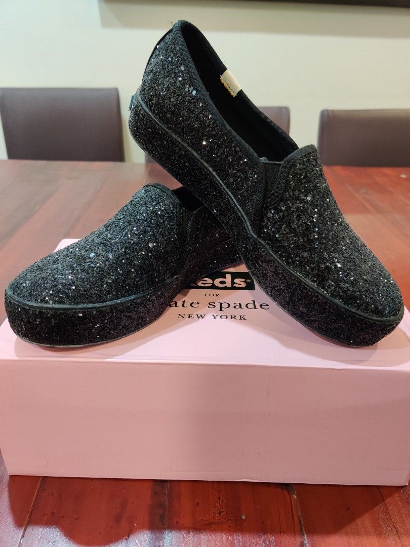 Black glitter 2025 keds