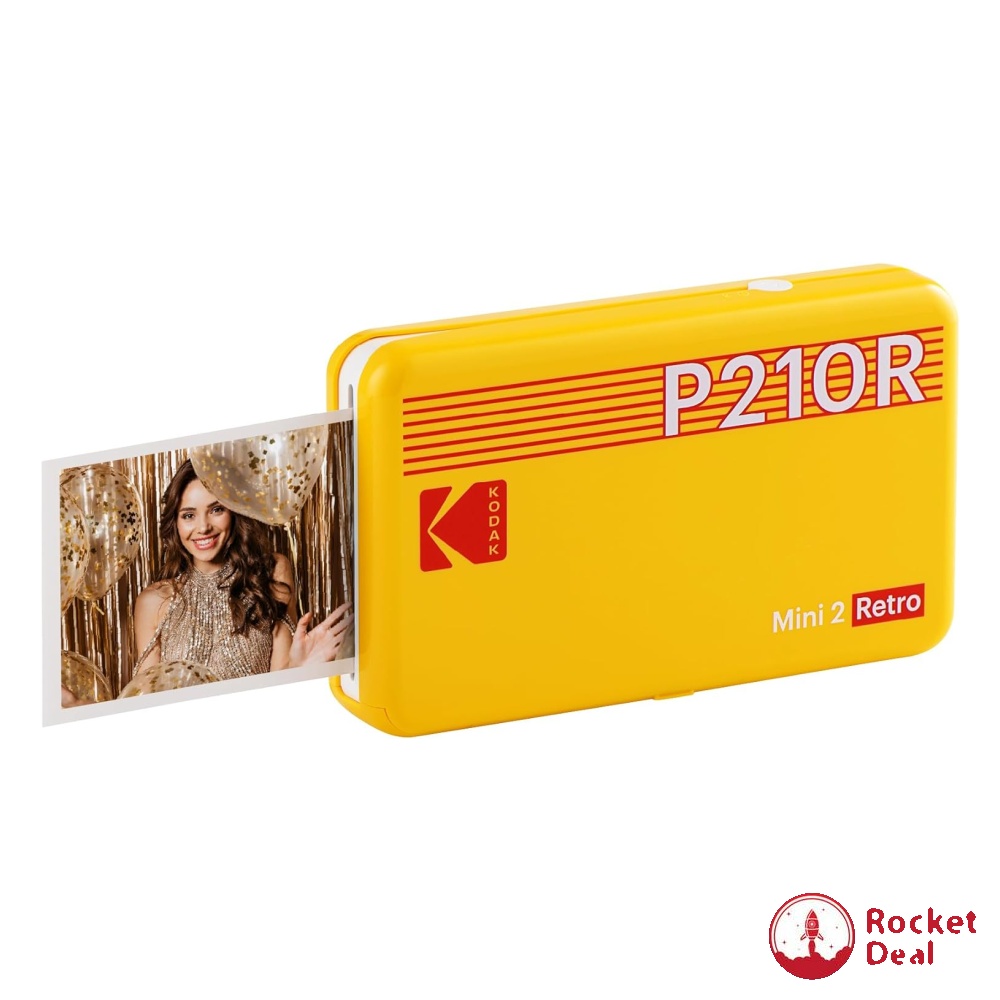 KODAK Mini 2 Retro Portable Instant Photo Printer, Wireless Connection ...