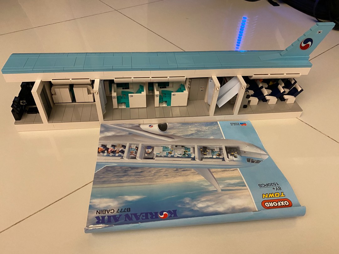 Korean Air B777 Cabin, Toys & Collectibles, Toys, Lego & Building