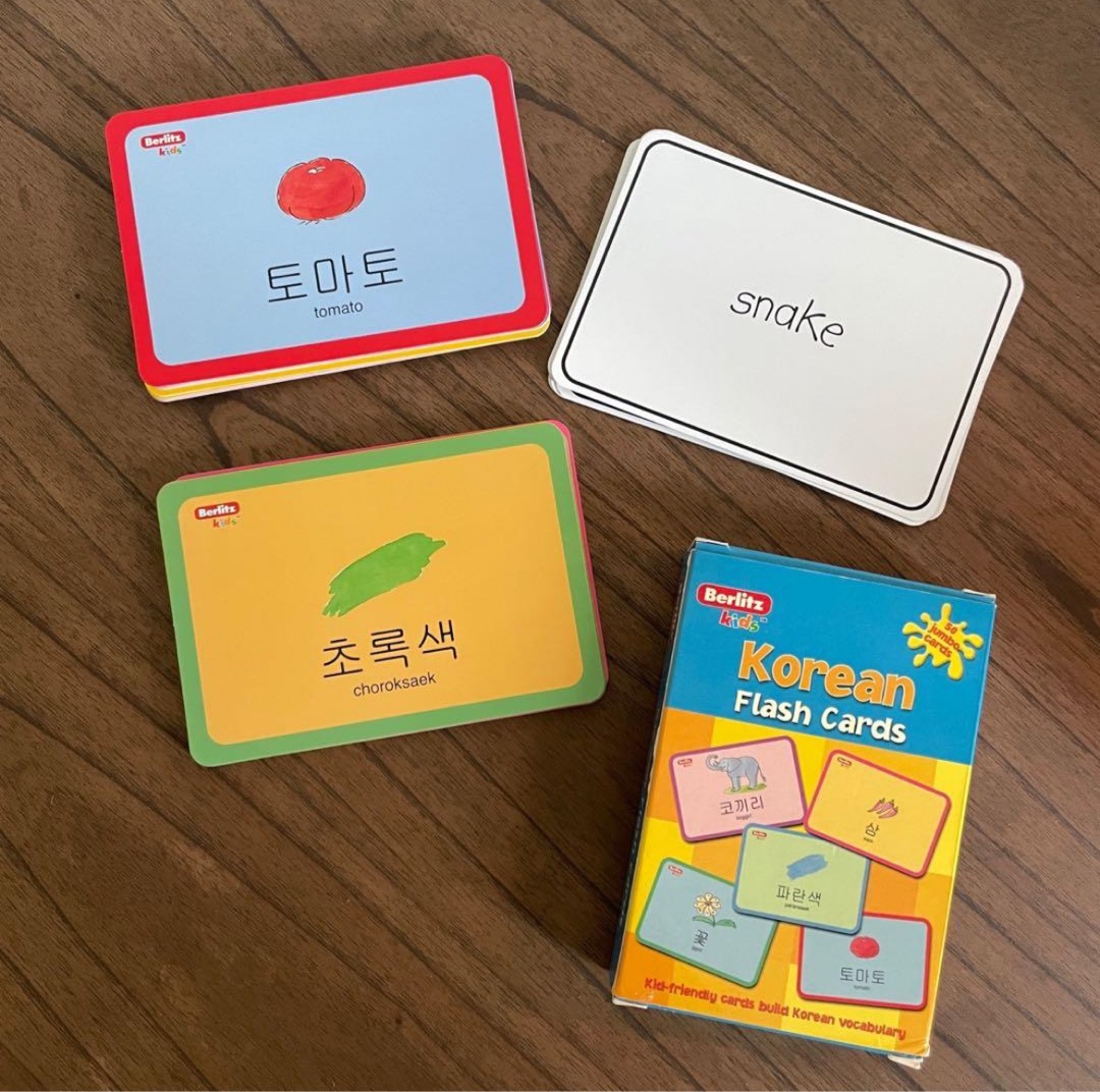 Korean Language Flashcards, Everything Else, Others on Carousell