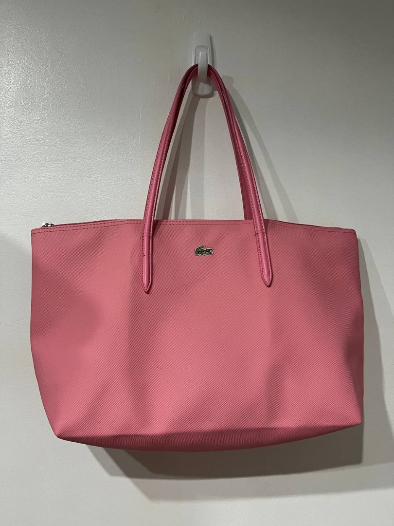 Lacoste Pink Tote Bag, Women's Fashion, Bags & Wallets, Tote Bags on