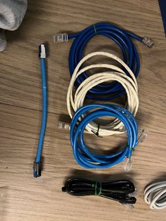 Various Cables (LAN / Aux / SATA / eSATA / Micro-USB)