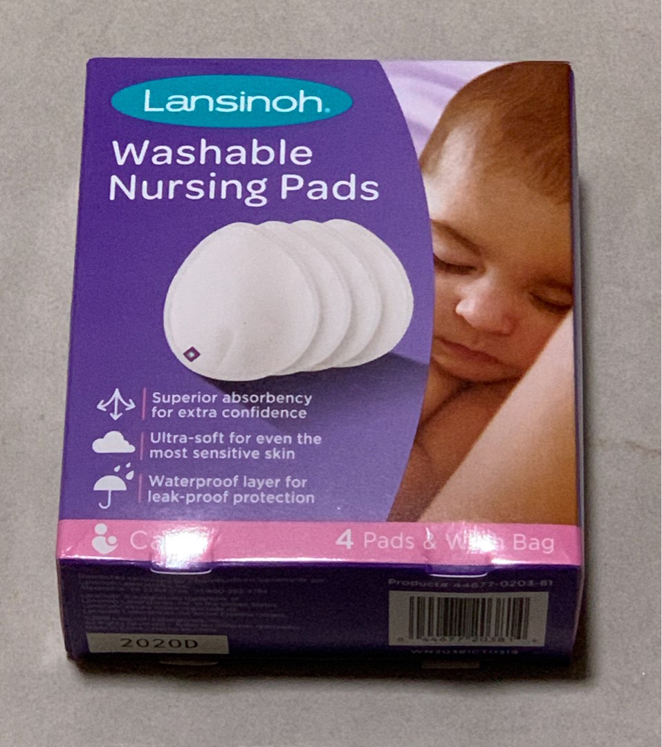 Lansinoh Washable Nursing Pads with Superior Absorbency and Ultra