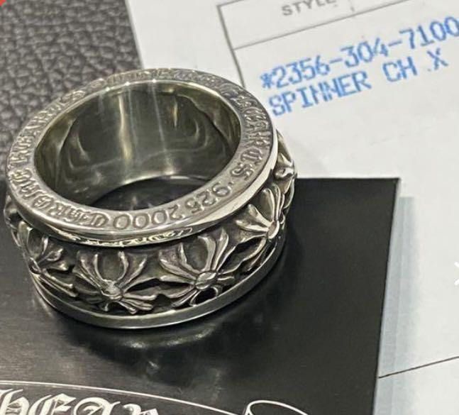 LC Chrome Hearts Spinner CHX CH Plus Ring US9.5 JP18 EU60